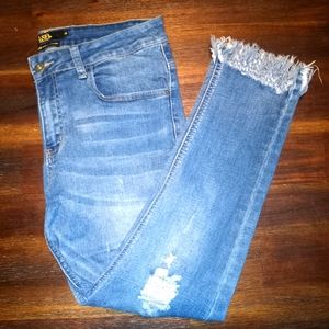 Lucky & Blessed Ankle Length Jeans